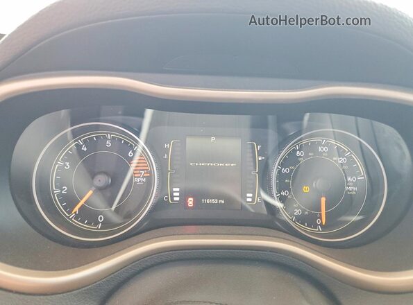 1C4PJLABXGW158866 2016 JEEP CHEROKEE Green Սարքավորումների վահանակի տեսք
