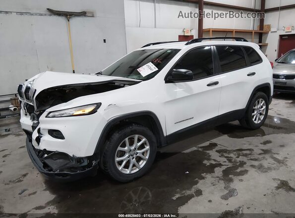 1C4PJLABXGW189969 2016 JEEP CHEROKEE White Vista tres cuartos delantera izquierda