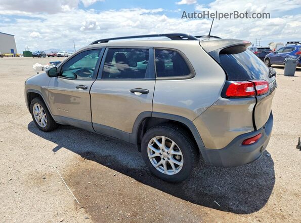 1C4PJLABXGW362616 2016 JEEP CHEROKEE Tan უკანა მარცხენა