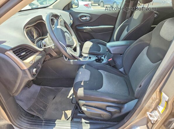 1C4PJLABXGW362616 2016 JEEP CHEROKEE Tan წინა სალონის ხედი
