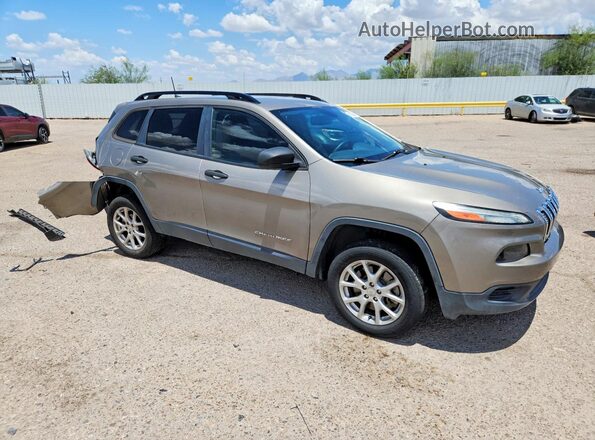 1C4PJLABXGW362616 2016 JEEP CHEROKEE Tan წინა მარჯვენა