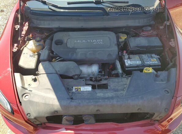 1C4PJLABXHW573350 2017 JEEP CHEROKEE Burgundy Շարժիչի բաժամունքի տեսք
