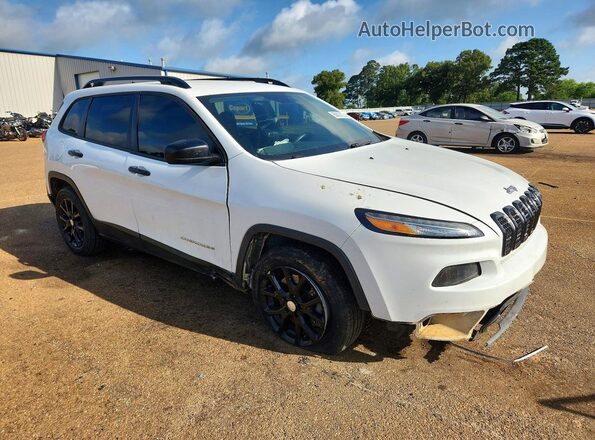 1C4PJLAS0GW330578 2016 JEEP CHEROKEE White Передня права чверть
