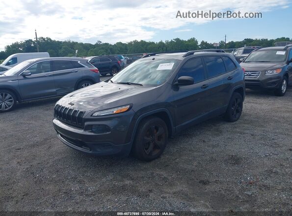 1C4PJLAS2HW585539 2017 JEEP CHEROKEE Gray Vista tres cuartos delantera izquierda