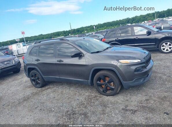 1C4PJLAS2HW585539 2017 JEEP CHEROKEE Gray Vista interior trasera