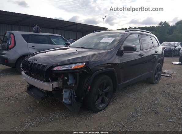 1C4PJLAS2HW654472 2017 JEEP CHEROKEE Black Առջևի ձախ երեք քառորդ տեսարան