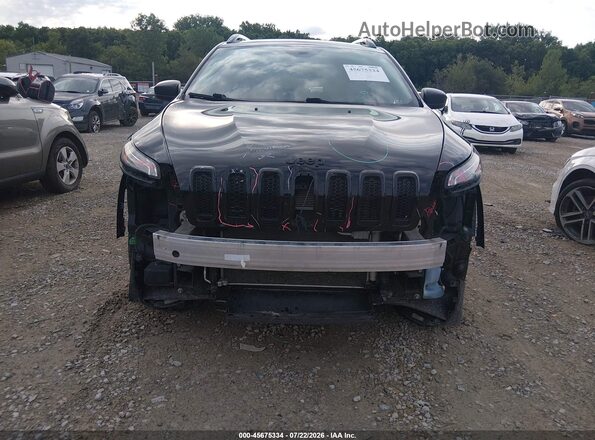 1C4PJLAS2HW654472 2017 JEEP CHEROKEE Black Դիմացի տեսք