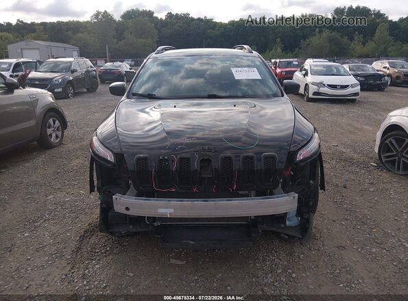 1C4PJLAS2HW654472 2017 JEEP CHEROKEE Black Սարքավորումների վահանակի տեսք