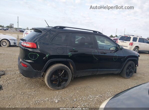 1C4PJLAS2HW654472 2017 JEEP CHEROKEE Black Սալոնի հետևի տեսք