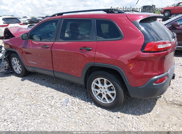 1C4PJLAS3HW573481 2017 JEEP CHEROKEE Black Հետևի ձախ