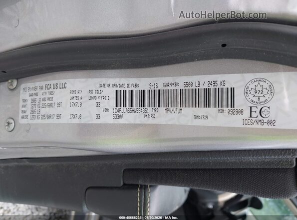 1C4PJLAS5HW554351 2017 JEEP CHEROKEE Silver Widok komory silnika
