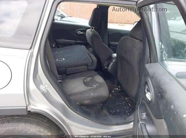 1C4PJLAS5HW554351 2017 JEEP CHEROKEE Silver Widok naklejki z numerem VIN