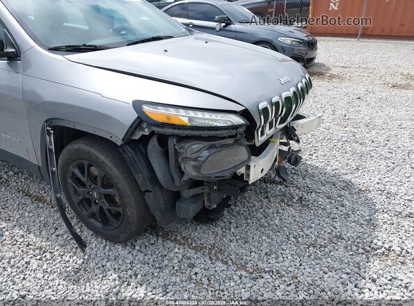 1C4PJLAS5HW554351 2017 JEEP CHEROKEE Silver Widok z przodu