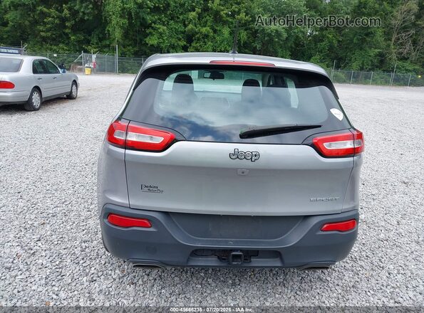 1C4PJLAS5HW554351 2017 JEEP CHEROKEE Silver 