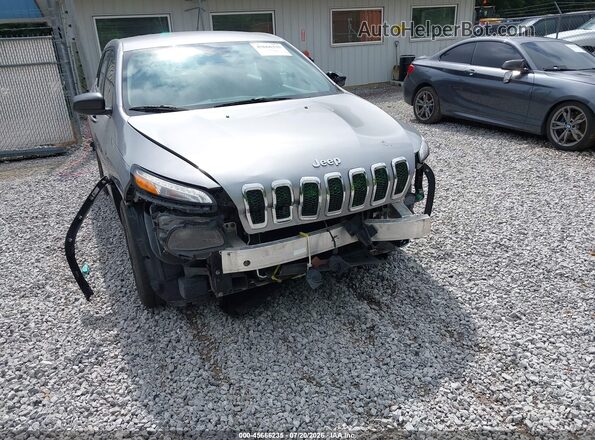 1C4PJLAS5HW554351 2017 JEEP CHEROKEE Silver 