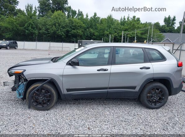 1C4PJLAS5HW554351 2017 JEEP CHEROKEE Silver 