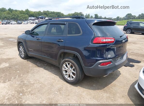 1C4PJLAS9GW336363 2016 JEEP CHEROKEE Blue Trasero izquierdo