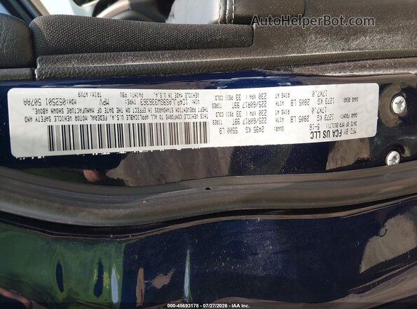 1C4PJLAS9GW336363 2016 JEEP CHEROKEE Blue Vista del compartimento del motor