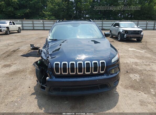 1C4PJLAS9GW336363 2016 JEEP CHEROKEE Blue Vista del cuadro de instrumentos