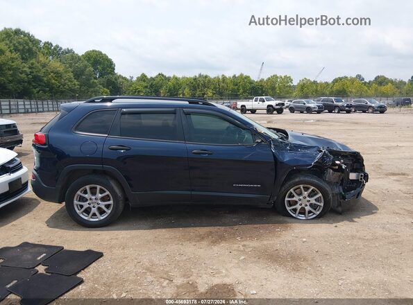 1C4PJLAS9GW336363 2016 JEEP CHEROKEE Blue Vista interior trasera
