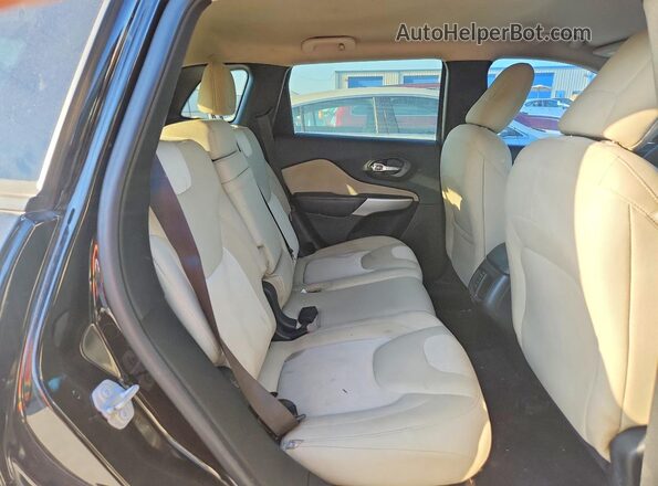 1C4PJLAS9HW597736 2017 JEEP CHEROKEE Black Vista interior trasera