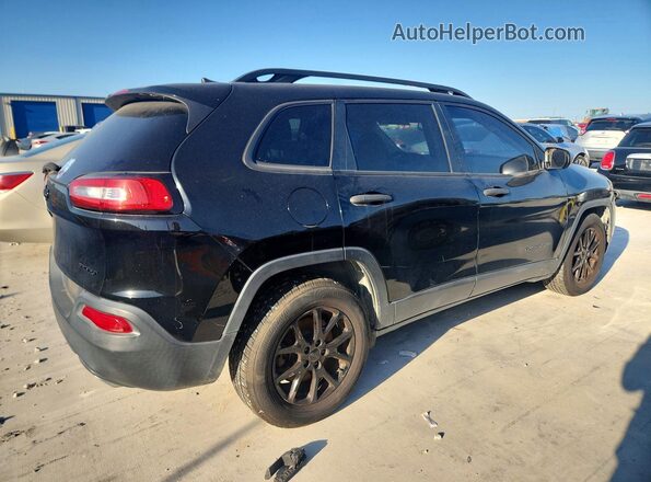 1C4PJLAS9HW597736 2017 JEEP CHEROKEE Black Trasero derecho