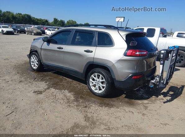 1C4PJLAS9HW653402 2017 JEEP CHEROKEE Beige Հետևի ձախ