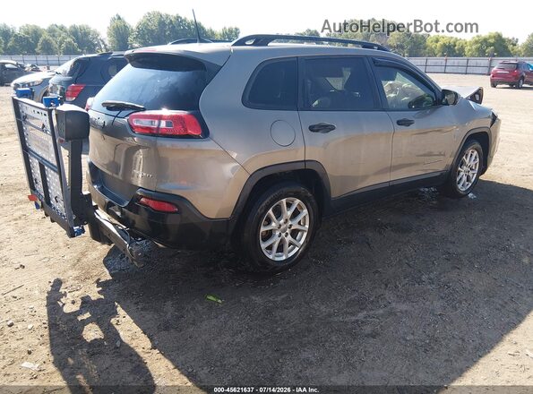 1C4PJLAS9HW653402 2017 JEEP CHEROKEE Beige Հետևի աջ