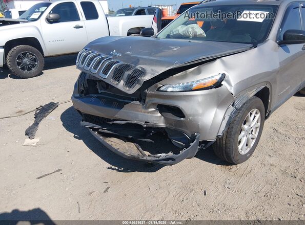1C4PJLAS9HW653402 2017 JEEP CHEROKEE Beige Դիմացի տեսք