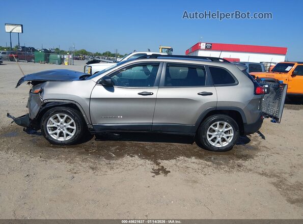 1C4PJLAS9HW653402 2017 JEEP CHEROKEE Beige 