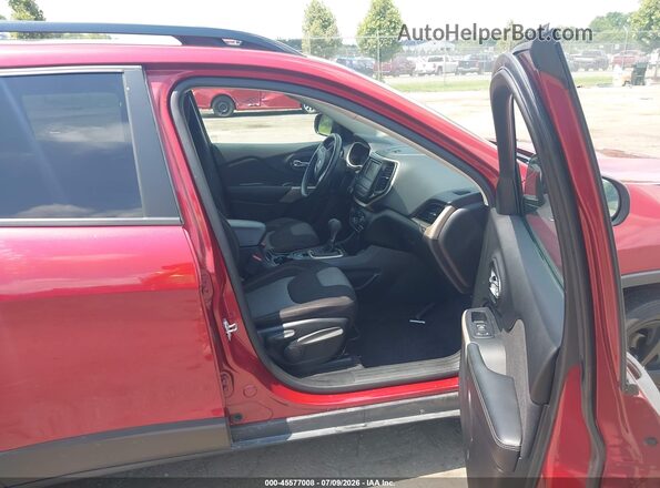 1C4PJLAS9HW663069 2017 JEEP CHEROKEE Red წინა სალონის ხედი