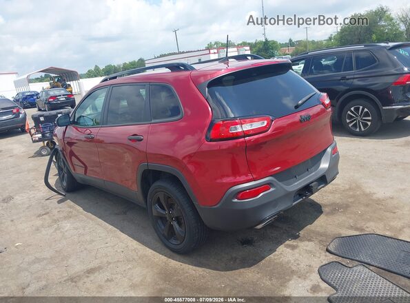 1C4PJLAS9HW663069 2017 JEEP CHEROKEE Red უკანა მარცხენა