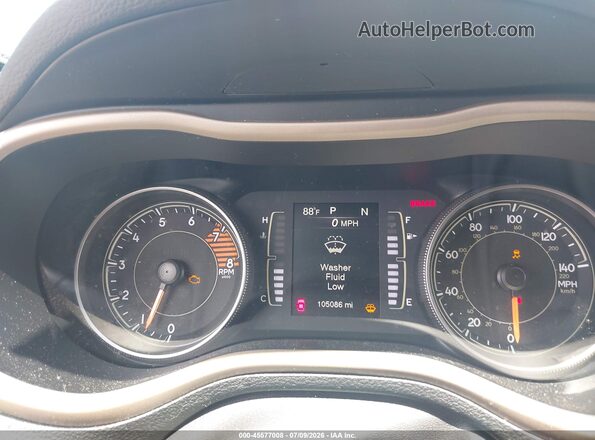1C4PJLAS9HW663069 2017 JEEP CHEROKEE Red უკანა სავარძლების ხედი