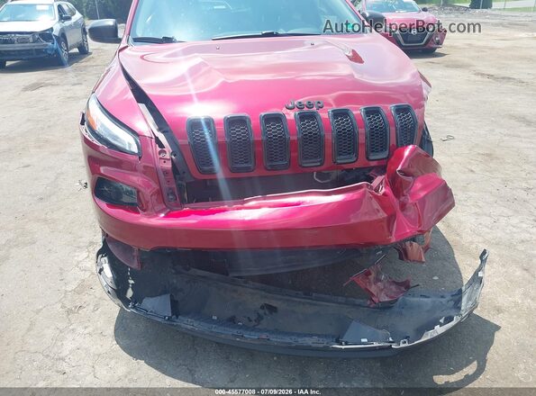 1C4PJLAS9HW663069 2017 JEEP CHEROKEE Red წინა ხედი