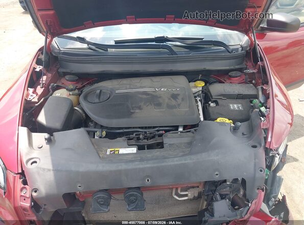 1C4PJLAS9HW663069 2017 JEEP CHEROKEE Red უკანა ხედი