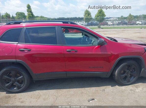 1C4PJLAS9HW663069 2017 JEEP CHEROKEE Red უკანა სალონის ხედი