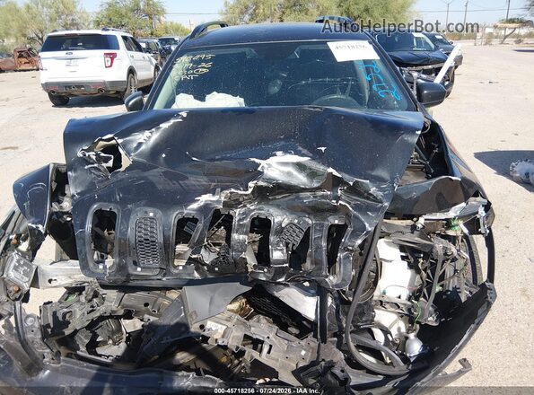 1C4PJLASXGW275296 2016 JEEP CHEROKEE Black Вид панелі приладів