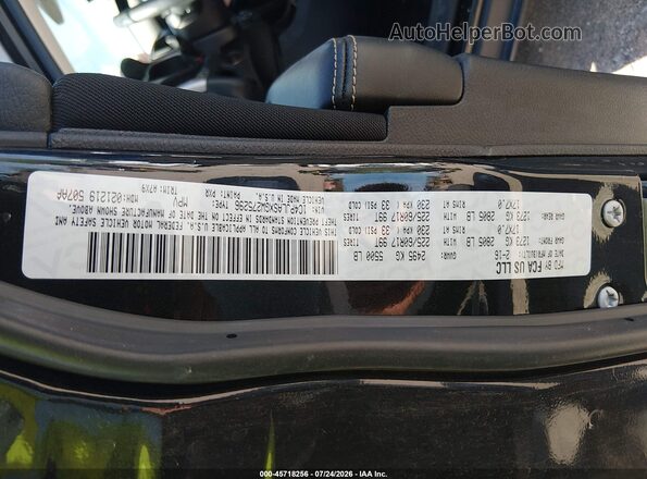 1C4PJLASXGW275296 2016 JEEP CHEROKEE Black Вид підкапотного простору