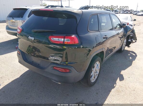 1C4PJLASXGW275296 2016 JEEP CHEROKEE Black Задня права чверть