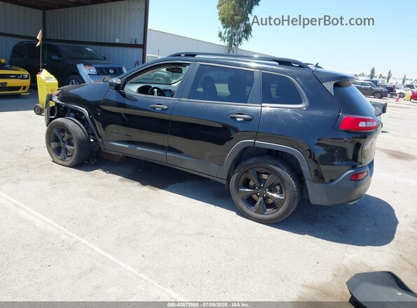1C4PJLASXHW592982 2017 JEEP CHEROKEE Black Rear left