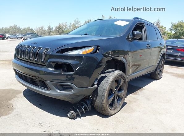 1C4PJLASXHW592982 2017 JEEP CHEROKEE Black Front view