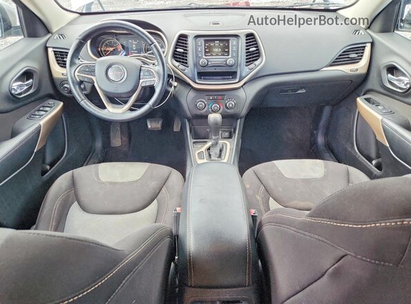 1C4PJLCB0JD544535 2018 JEEP CHEROKEE Gray Առջևի վահանակի տեսք
