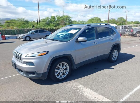 1C4PJLCB0JD561545 2018 JEEP CHEROKEE Gray Առջևի ձախ երեք քառորդ տեսարան