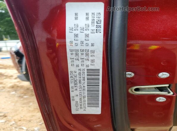 1C4PJLCB0KD286146 2019 JEEP CHEROKEE Maroon VIN კოდის სტიკერის ხედი