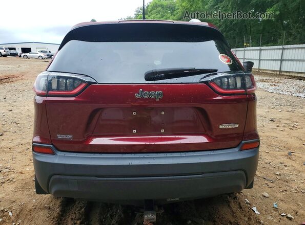 1C4PJLCB0KD286146 2019 JEEP CHEROKEE Maroon უკანა ხედი