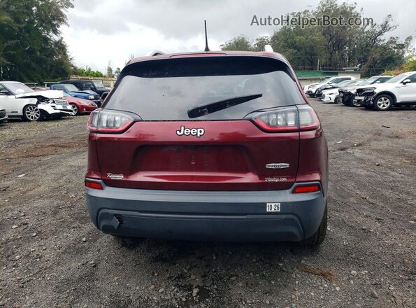 1C4PJLCB0KD290469 2019 JEEP CHEROKEE Burgundy Հետևի տեսք