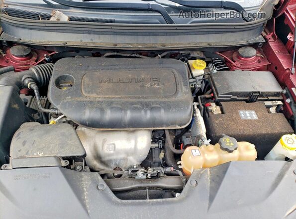 1C4PJLCB0KD290469 2019 JEEP CHEROKEE Burgundy Շարժիչի բաժամունքի տեսք
