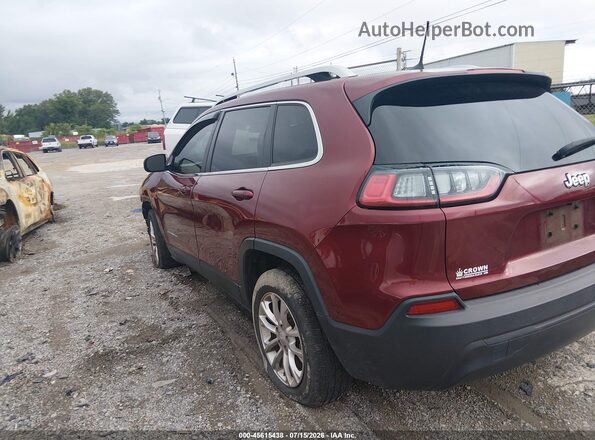 1C4PJLCB0KD326659 2019 JEEP CHEROKEE Темно-бордовый Задняя левая четверть