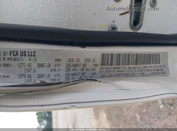 1C4PJLCB0KD444226 2019 JEEP CHEROKEE White ძრავის განყოფილების ხედი
