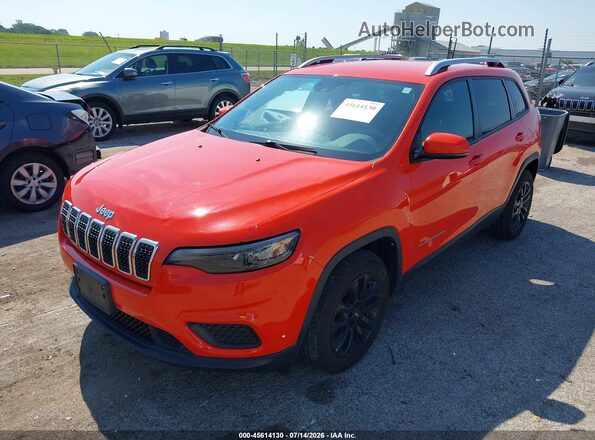 1C4PJLCB0MD165054 2021 JEEP CHEROKEE Оранжевый Передняя левая четверть